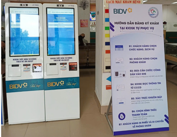Kiosk tại Bệnh viện đa khoa Tỉnh Ninh Thuận